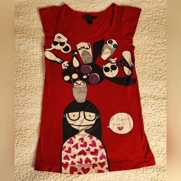 Marc By Marc Jacobs Tops - Marc Jacobs Tunic length T-shirt, Medium